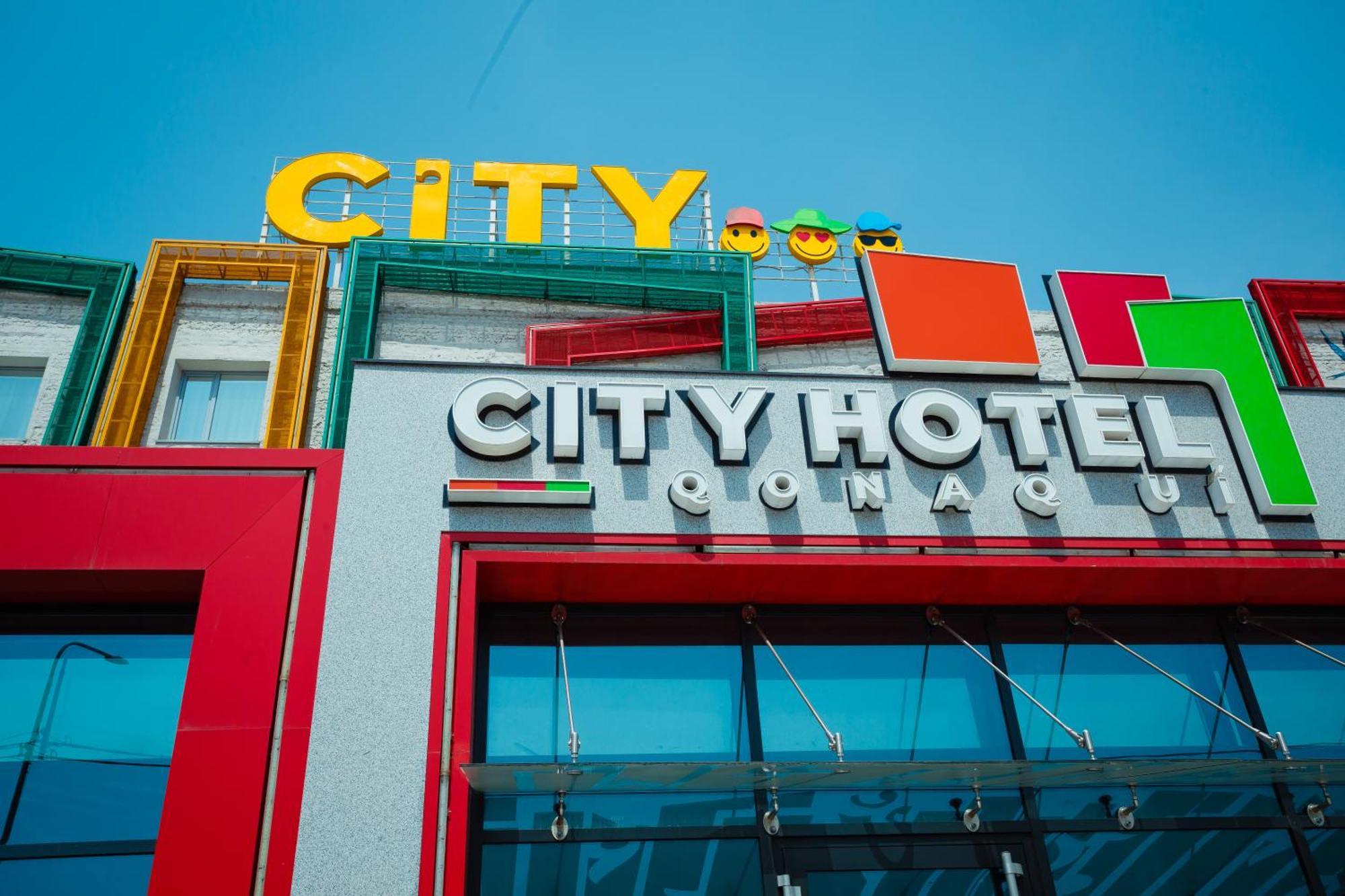 City Hotel Tsjimkent Eksteriør bilde